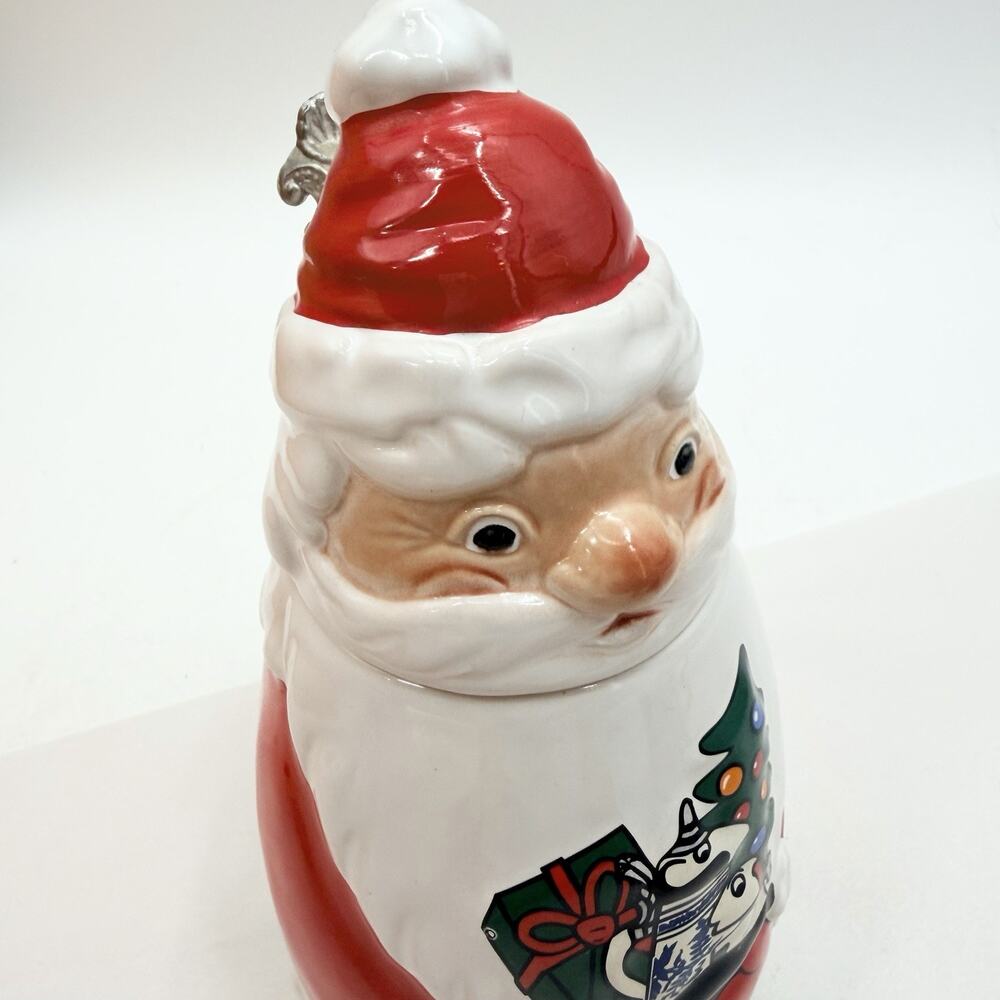 Vintage Schultz & Dooley Santa Beer Stein WEBCO 1st Edition FX Matt Brewing Co. - Picture 5 of 13